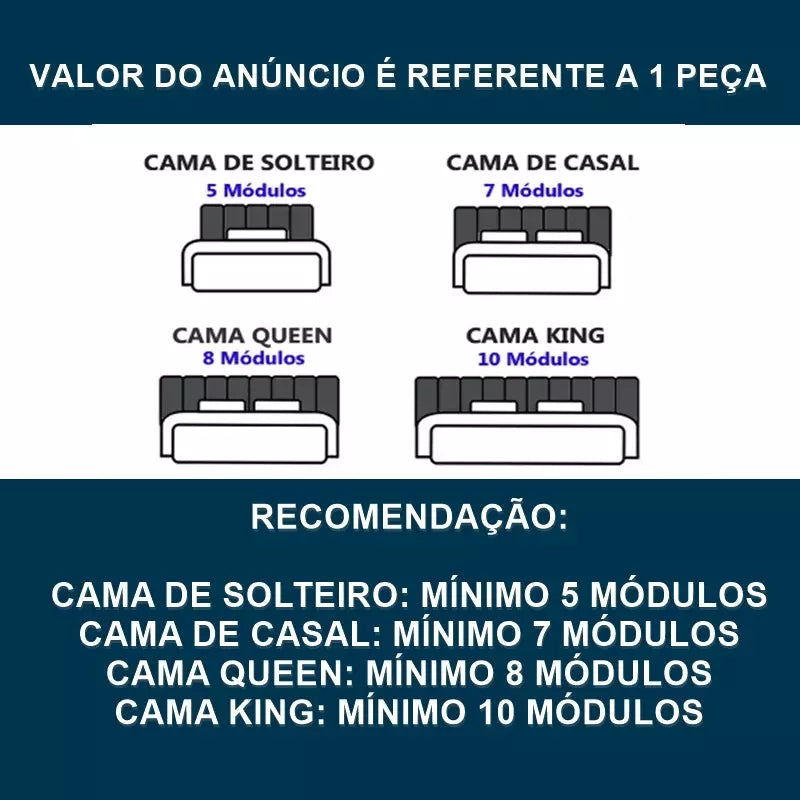 Cabeceira de Cama Modular