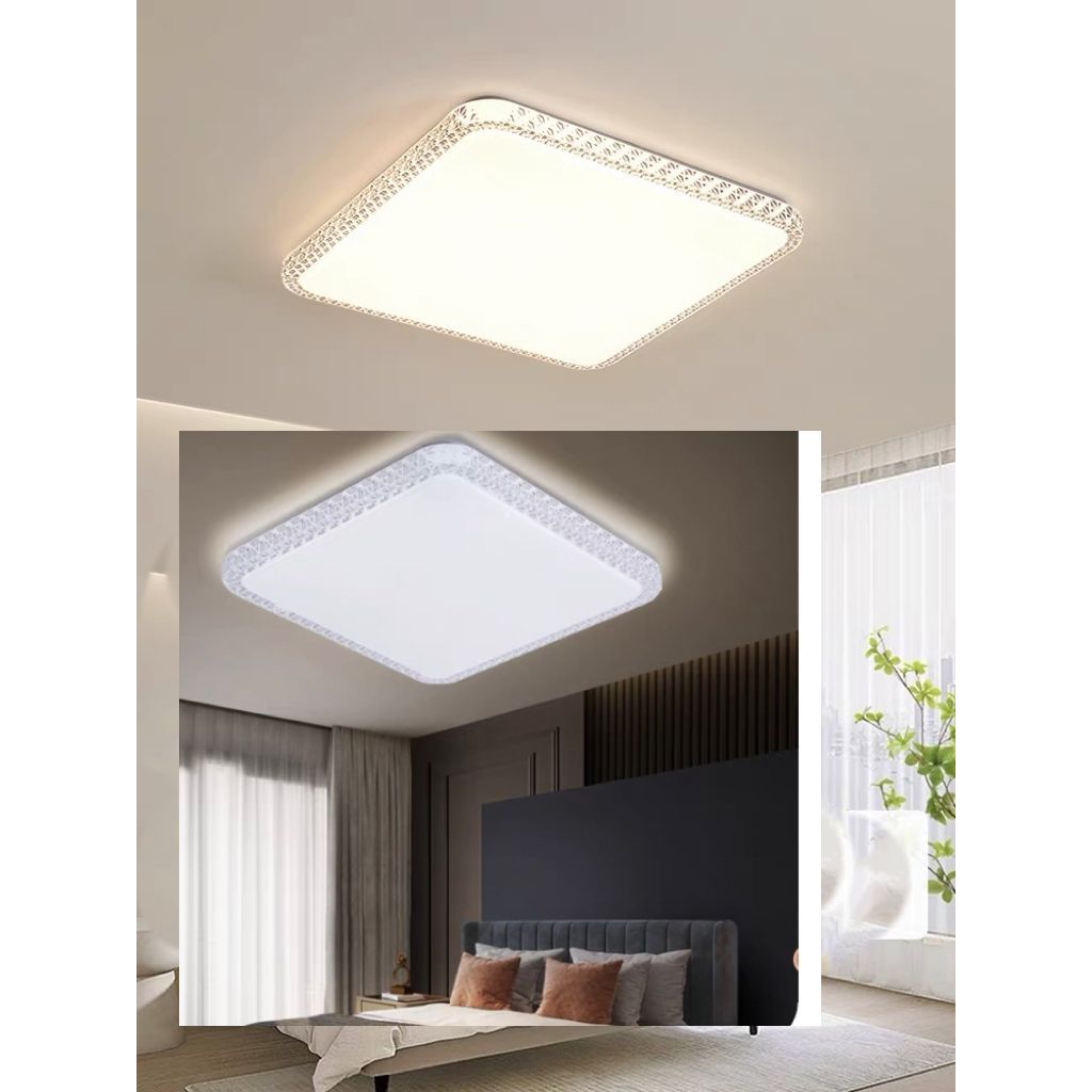 Lustre Plafon Quadrado Led Sobrepor