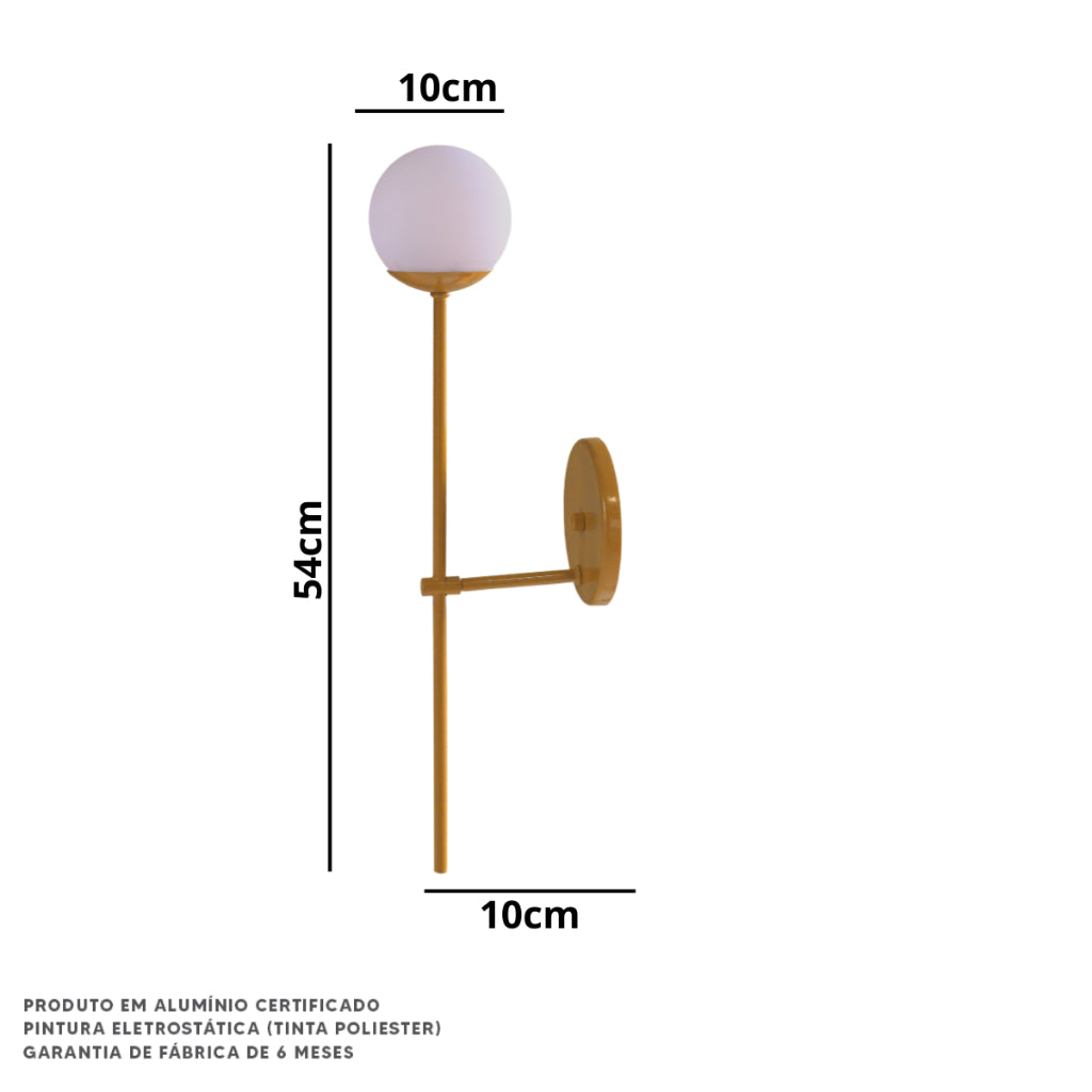 Arandela Vertical Bola