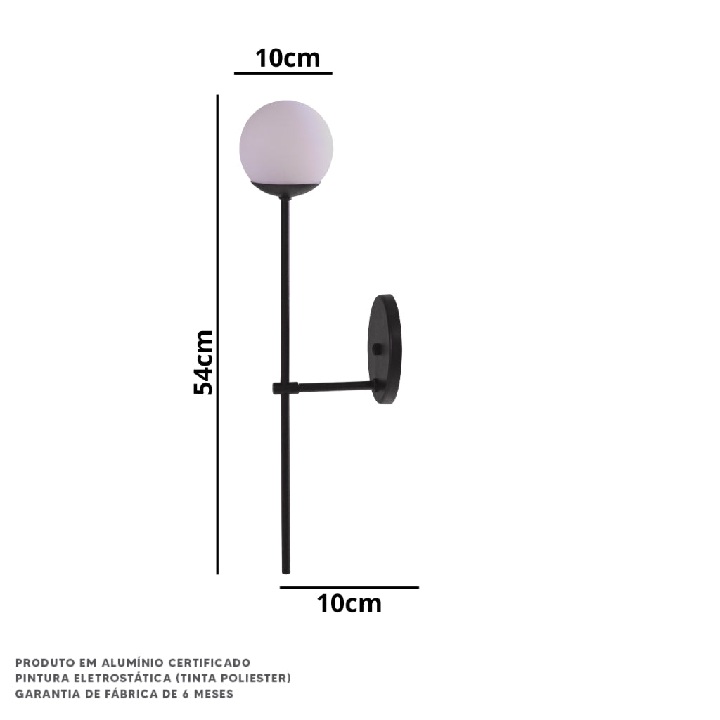 Arandela Vertical Bola