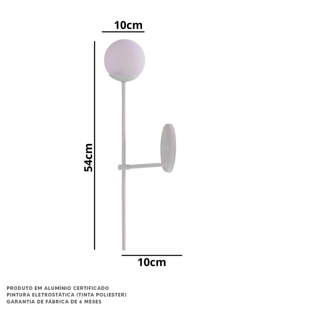 Arandela Vertical Bola