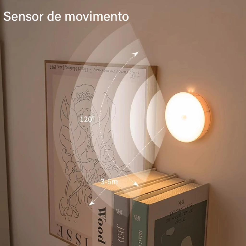 Kit Luminária Led com Sensor de Presença