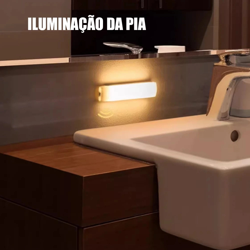 Luminária LED com Sensor de Presença